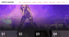 Desktop Screenshot of portalshakira.com